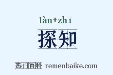 探知是什么意思的图片
